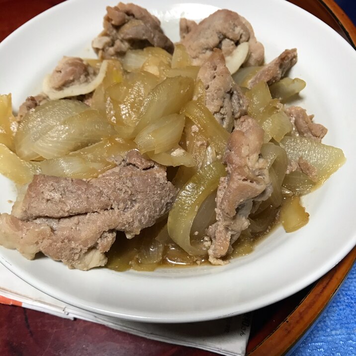 豚バラ肉炒め